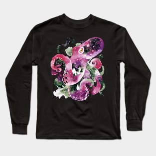 Full Colour Octopus Abstract Long Sleeve T-Shirt